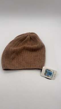 Portolano 100% Cashmere Beanie Hat NWT